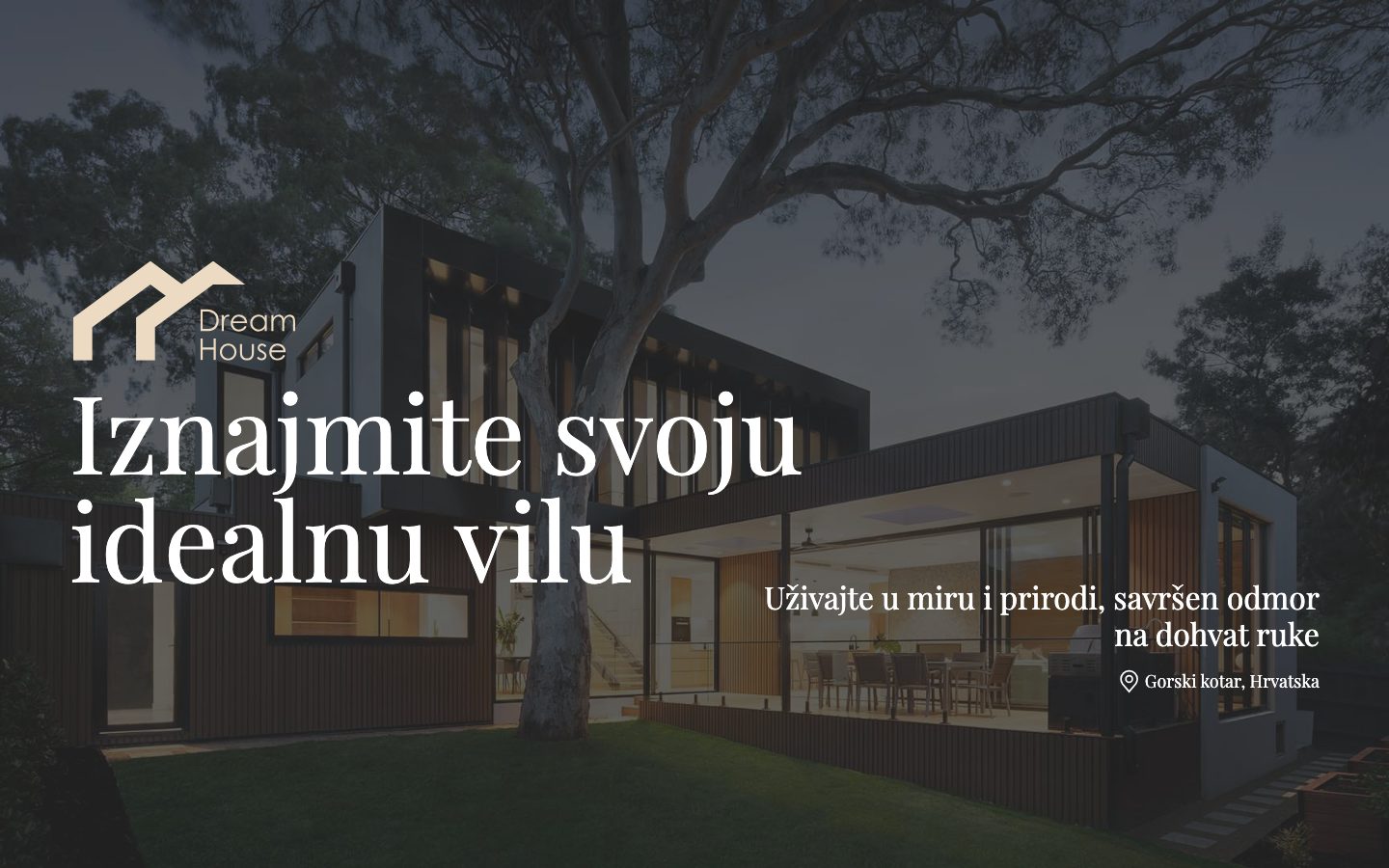 DreamHouse predložak — prikaz na računalu