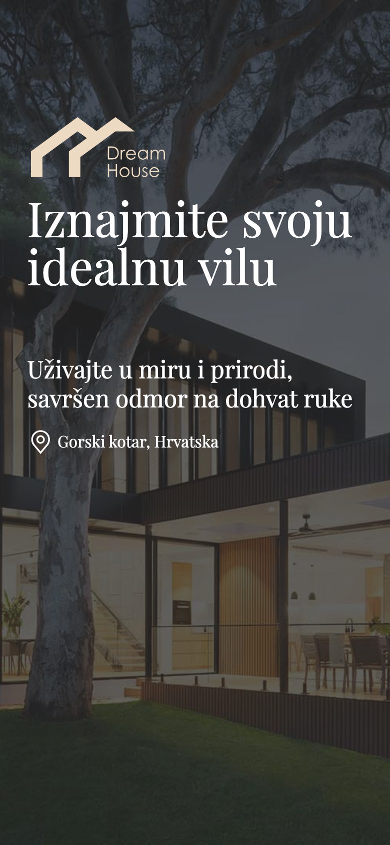 DreamHouse predložak — prikaz na mobitelu